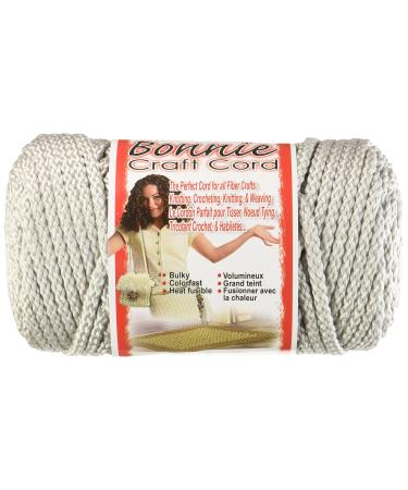 Pepperell Bonnie Macrame Craft Cord 6mmX100yd Shadow Gray Shadow Gray Standard Packaging