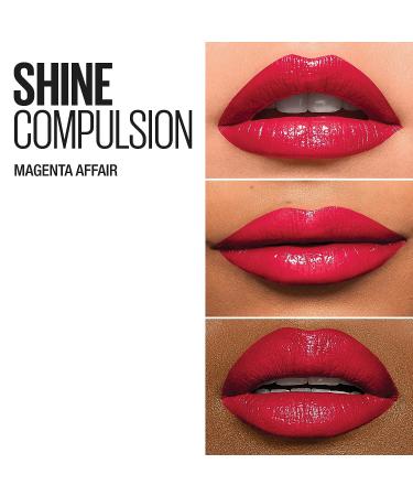 Maybelline Color Sensational Shine Compulsion Lipstick in Magenta Affair - 0.1 Ounce (Pack of 1) - Buy Online on GoSupps.com