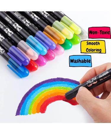 Mr. Pen Washable Gel Crayons 20 Pack - Non-Toxic Twistable Silky Colors for Coloring, Bible Journaling, and Kids Art - Buy Online on GoSupps.com