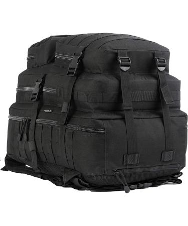 GZ XINXING 45L Large Molle Military Tactical Backpack - Black - Buy Online on GoSupps.com