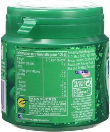 Mentos Pure Fresh Chewing Gum sans Sucres 50 Drag es 100 g - Lot de 6 - Buy Online on GoSupps.com
