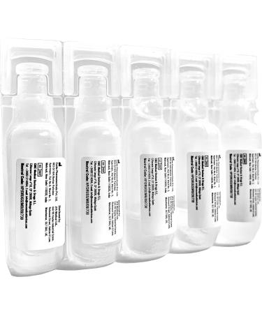 JFA Medical Isotonic Sodium Chloride 0.9% NaCl Inhalation Saline Solution - Box of 20 X 2.5ml Unit-dose Vials - Buy Online on GoSupps.com