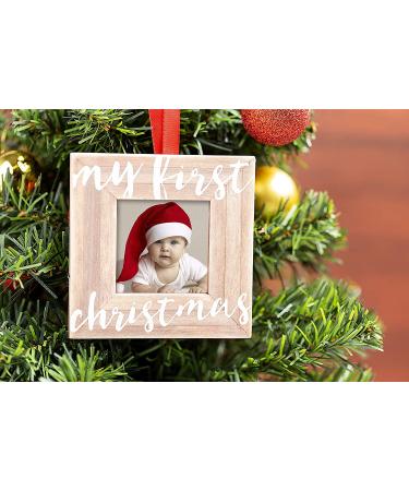 Baby's First Christmas Wooden Ornament - Personalized Keepsake for the Holidays - Buy Online on GoSupps.com