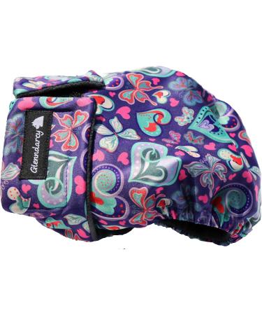 Glenndarcy Dog Diapers Without Tail Hole - Medium Size for French Bulldogs & More - Cute Butterfly Design - Buy Online on GoSupps.com