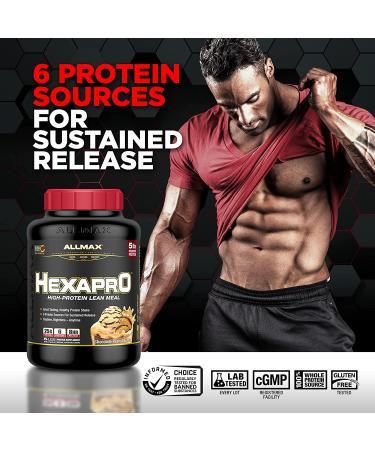 ALLMAX Nutrition Hexapro High-Protein Cookies & Cream - 5 lbs Lean Meal Replacement - Buy Online on GoSupps.com