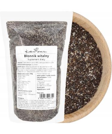 Kuchnia Zdrowia Psyllium seed shells - No additives - High fiber content - Leak-proof zip-lock packaging - Doypack: (500 grams)