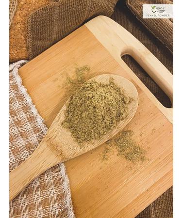 Organic Fennel Seed Powder - Digestive Aid | Raw, Vegan, Non GMO | USDA Certified | 1lb (16oz) | From India - Buy Online on GoSupps.com