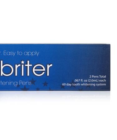 Smilebriter Organic Teeth Whitening Gel Pens - 2 Pens, No Peg/PPG, Gentle on Sensitive Teeth, Mint Flavor - Dental Health Support - Buy Online on GoSupps.com