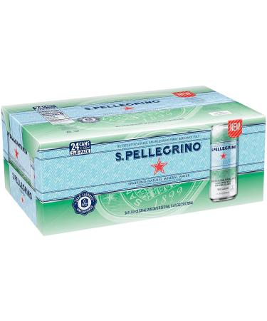 S.Pellegrino Sparkling Natural Mineral Water 11.15 Fl. Oz - Pack of 24 - Buy Online on GoSupps.com