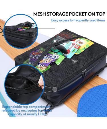 Haimont Waterproof Black SUP Deck Cooler Bag for Stand-up Paddleboard - Buy Online on GoSupps.com