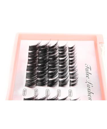 Natural Long Individual False Eyelashes Set | 10-16mm Volume Cluster Lashes for Dramatic Looks | Soft Wide Stem DIY Eyelash Extensions - Buy Online on GoSupps.com