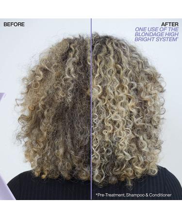 Redken Blondage High Bright Pre Treatment - Brightens Blonde Hair Instantly - Vitamin C Enhanced 8.5oz - Buy Online on GoSupps.com