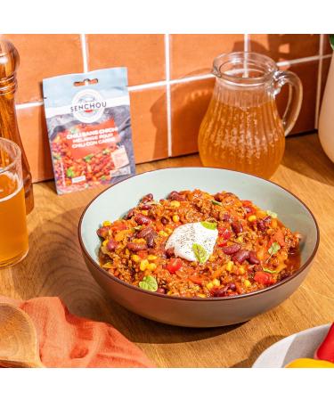 MARCEL SENCHOU - Chili without Chichi - Chili Con Carne Blend - Semolina Onion Dehydrated Tomato Paprika Black Pepper Oregano Parsley - 18 g - Buy Online on GoSupps.com