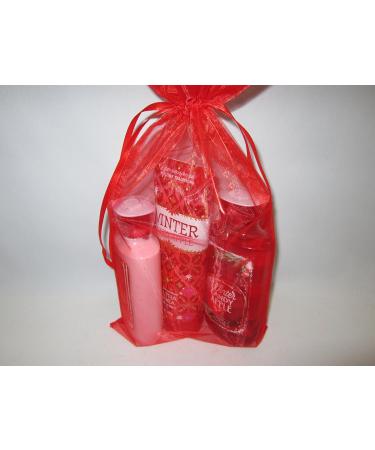 Buy Bath & Body Works Winter Candy Apple Bagged Gift Set Perfect Holiday Gift for All Ages | International Shipping Available - Buy Online on GoSupps.com