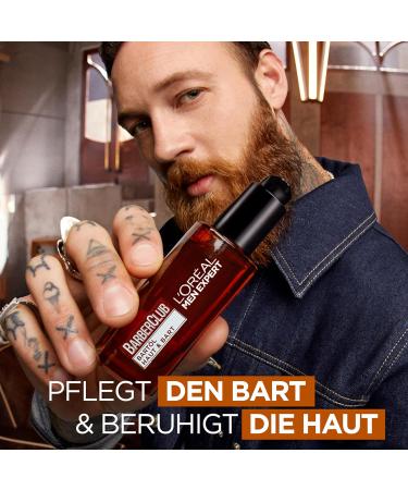 L'Or al Men Expert Beard Oil with Cedarwood & Coconut | Daily Beard Care | Barber Club - 30 ml - Buy Online on GoSupps.com
