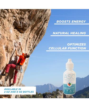 ASO 35% Liquid Oxygen 2 oz - Bio-Available Oxygen-Enhanced Formula | 350,000ppm Activated STABILIZED Oxygen - Buy Online on GoSupps.com