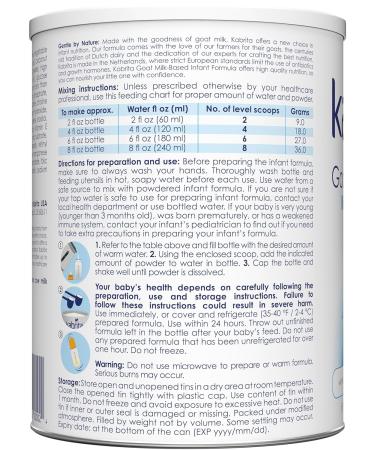 Kabrita Goat Milk-Based Infant Formula Ages 0-12 Months - 28oz - Pack of 2 - Buy Online on GoSupps.com