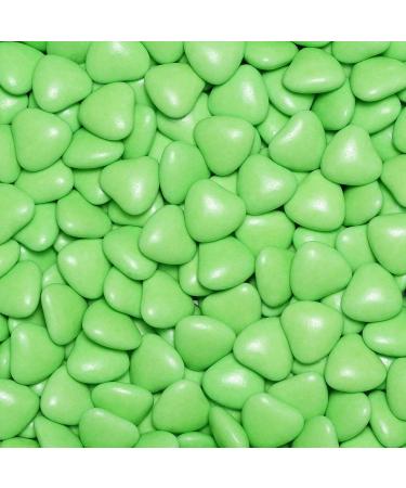One-in Light Green Chocolate Heart 500g - 245pcs Wedding & Baptism Candy | International Shipping Available - Buy Online on GoSupps.com