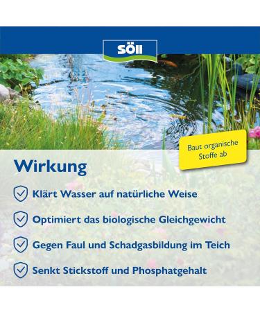 Buy S ll 80382 Dr.Roth's Pond Clear - 3 kg Microbiological Cleaner & Algae Prevention for 60 000 Liters - Natural Water Treatment - Buy Online on GoSupps.com