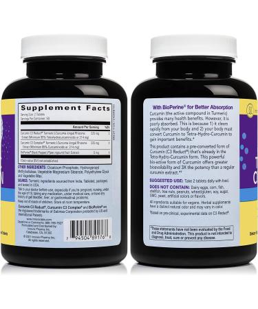 InnovixLabs Magnesium & Curcumin Bundle - Supports Heart, Bones, Muscles & Immune Health - Buy Online on GoSupps.com