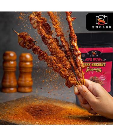 Smoldr BBQ Jamaican Jerk & Memphis Rib Rub - 2 x 150g Resealable Pouch, American Smokey Barbecue Seasoning - Buy Online on GoSupps.com