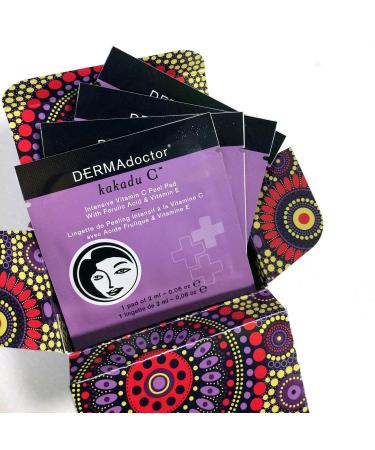 Buy DERMAdoctor Kakadu C Intensive Vitamin C Peel Pad - 30 Count | Brightening Exfoliating Pads for Radiant Skin | International Shipping Available - Buy Online on GoSupps.com