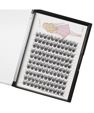 Bodermincer C Curl 0.07 Wide Cluster 3D Individual Lashes | Natural Look & Easy to Apply | Volume DIY Eyelash Extensions (14mm) - Buy Online on GoSupps.com