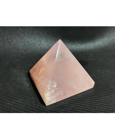 Natural Pink Rose Quartz Crystal Gemstone Pyramid Reiki Crystal Stone for Home Decor Home Goods - Buy Online on GoSupps.com