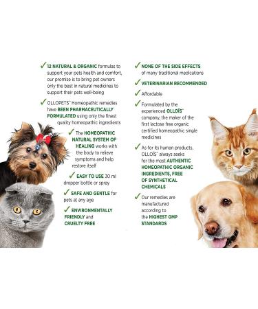 OLLOPETS Worms Organic Homeopathic 1 Fl Ounce - Natural Solution for All Pets - Buy Online on GoSupps.com