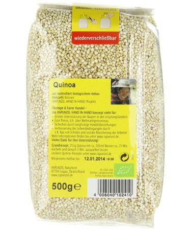 Buy Organic Rapunzel White Quinoa - 500g Pack | International Shipping Available - Buy Online on GoSupps.com