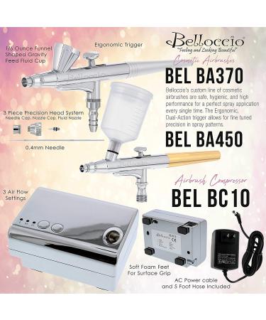 Belloccio Airbrush Makeup System with MEDIUM Foundation and Blush Set - Buy Online on GoSupps.com
