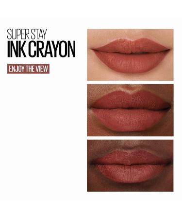 Maybelline Superstay Ink Crayon Lipstick - 20 Enjoy The View | Long-Lasting Matte Finish | International Shipping - Buy Online on GoSupps.com