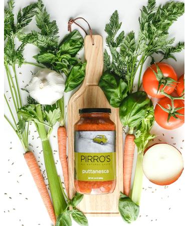 Pirro's All-Natural Puttanesca Pasta Sauce - Gluten-Free, No Processed Sugar (1.5 lb) - Buy Online on GoSupps.com