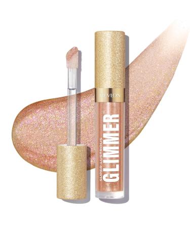 REVLON Super Lustrous Glimmer Gloss High-Shine Finish - 004 Happy Hour - 0.13 fl oz