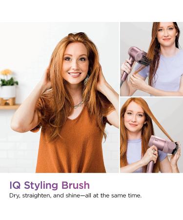 Shark HyperAIR Fast-Drying Hair Blow Dryer with Styling Attachments, IQ 2-in-1 Concentrator, Auto Presets - Ionic Technology, Rotatable Hot Air Brush - Rose - Buy Online on GoSupps.com