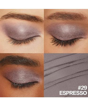 FOCALLURE Espresso Eyeshadow Stick | Creamy Matte & Shimmer Pencil | Smudge-proof & Waterproof with Built-in Smudger - Buy Online on GoSupps.com
