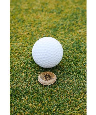 HODL 21 Bitcoin Golf Ball Markers - Value Pack of 10 for Men and Women Golfers | Hat Clip and Divot Tool Compatible | Bulk Lot Bitcoin Accessories - Buy Online on GoSupps.com