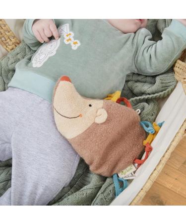 Cozy Beige & Brown Hedgehog Heat Pillow | Soothing Comfort for All Ages | International Shipping Available - Buy Online on GoSupps.com