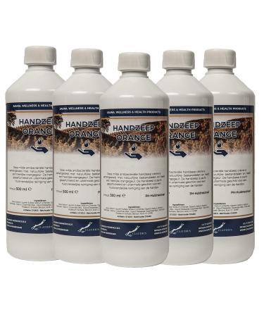 Claudius Hand soap Orange 5 x 500 ml