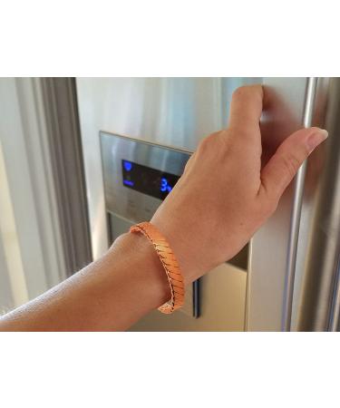 Copper Magnetic Therapy Bracelet for Pain Relief - Stylish Healing Jewelry for Arthritis, Migraine, Fatigue - Unisex Gift - Buy Online on GoSupps.com
