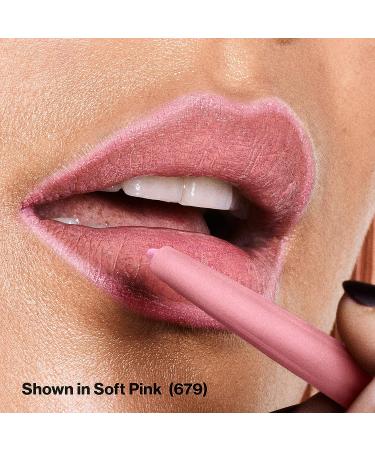 Revlon Colorstay Lip Liner 679 Soft Pink - Longwear Lip Pencil with Built-in Sharpener for Smooth Application - 1 Count - Buy Online on GoSupps.com