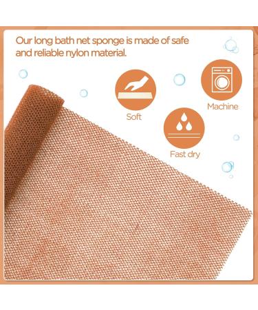 PROUSKY 2 Pieces African exfoliating net African Exfoliating Body Net African Sponge Exfoliating Net Exfoliating Sponge for Dead Skin (Brown Blue) - Buy Online on GoSupps.com
