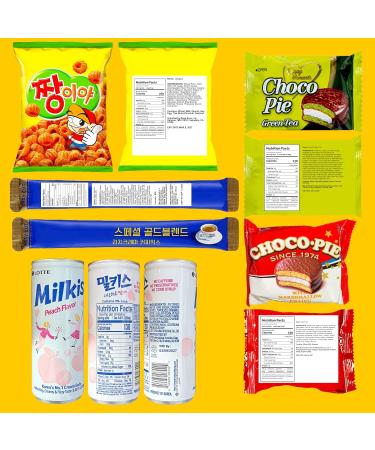 Seconde Nature Korean Snack Box Variety of Individually Wrapped Korean Snacks with Chips Cookies Ramen and Candy K-Food Lovers - Journey of Korea - 47 Count - Buy Online on GoSupps.com