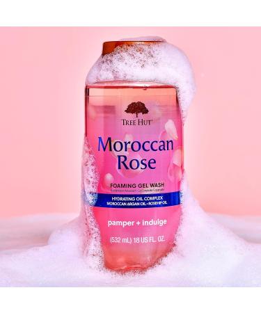 Tree Hut Moroccan Rose Foaming Gel Wash 18 oz | Nourishing & Moisturizing - Buy Online on GoSupps.com