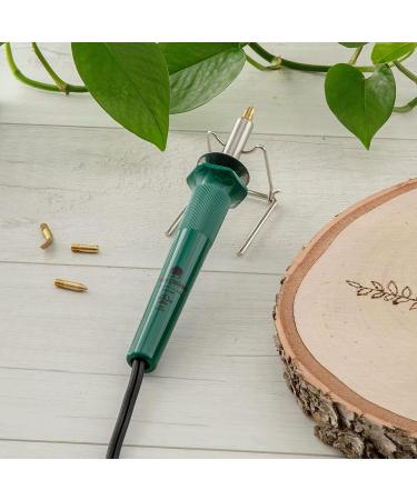 Walnut Hollow Creative Woodburner Introduction Value Pen for Beginner and Intermediate Woodburning  4 Tips Green Woodburner Value Pen - Buy Online on GoSupps.com
