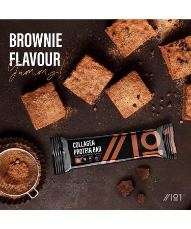 Buy ALPHA01 Collagen Protein Bars - Chocolate Covered Brownie (12 Bars) | High Protein & Delicious Snack - Buy Online on GoSupps.com