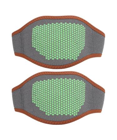 2-Piece Neck Heating Pillows - Fast Heating Durable & Stylish - Relief for Neck Tension - Breathable Black & Green Dot Design - Buy Online on GoSupps.com