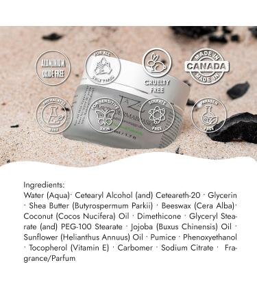 Premium Taza Natural Microdermabrasion Scrub 50ml | Radiant Complexion with Shea Butter & Coconut Oil | International Shipping Available - Buy Online on GoSupps.com