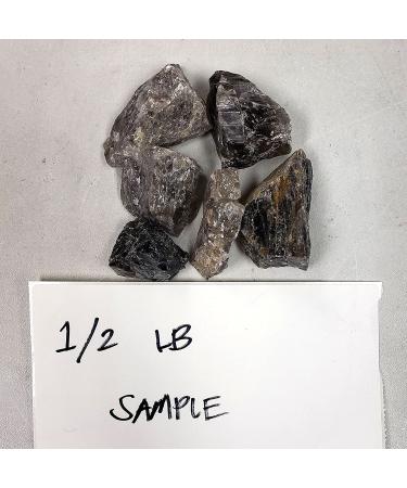 1/2 LB Smoky Quartz Rough Stones - Bulk Raw Natural Crystals for Cabbing, Polishing & Chakra Healing - Buy Online on GoSupps.com