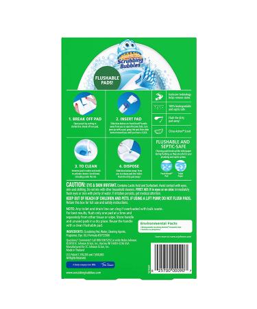 Scrubbing Bubbles Fresh Brush Flushables Refill - 10ct | Citrus Action Scent | Eliminates Odors & Limescale | Toilet & Bowl Cleaner - Buy Online on GoSupps.com